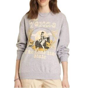 Zoe + Liv Texas Country Rodeo Cowgirl Crewneck Sweatshirt Size S
